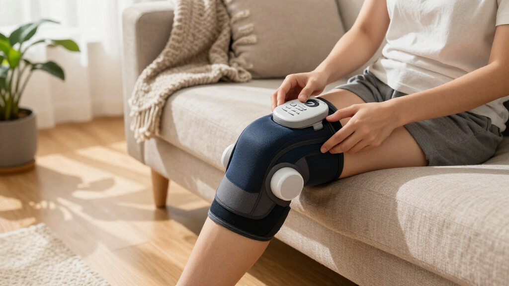best knee massager with heat and compression