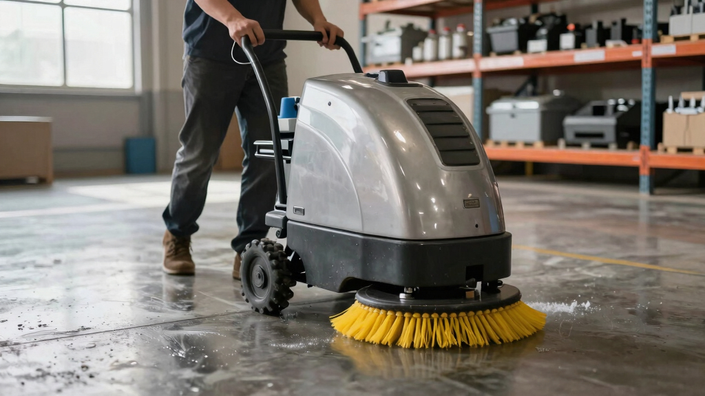 industrial floor scrubbers