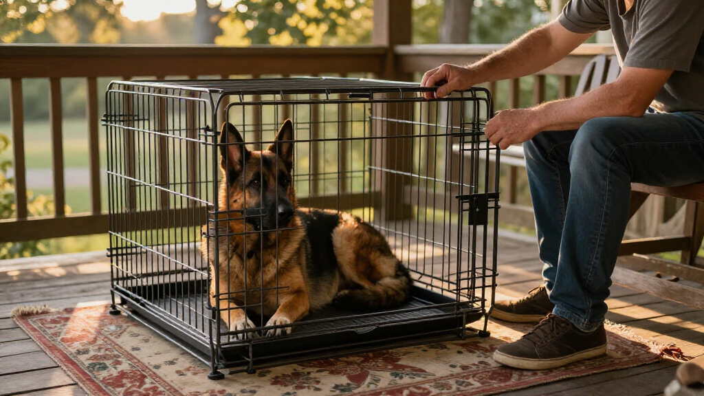 heavy duty dog crate for german shepherds