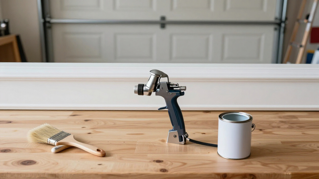 airless paint sprayer for garage doors