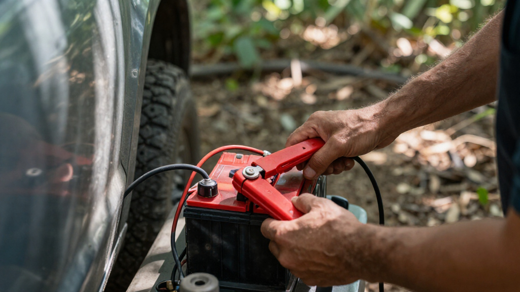 portable jump starter for large engines