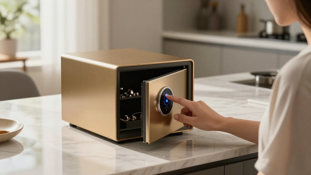 best biometric smart safe for valuables monitoring