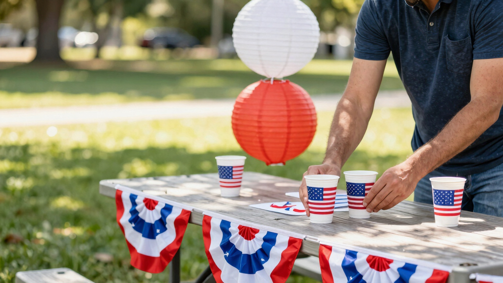 patriotic outdoor party supplies