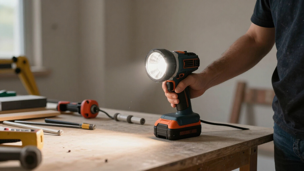 cordless jobsite area light