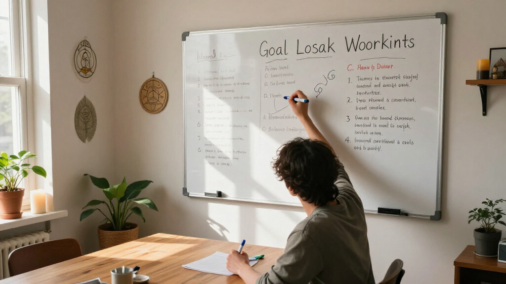 whiteboards for goal and intention tracking