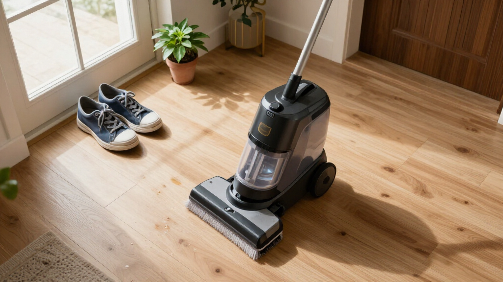 floor scrubber machine with water tank
