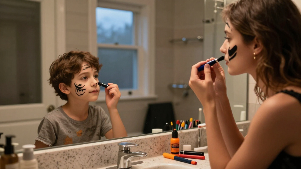 Halloween face paint sticks
