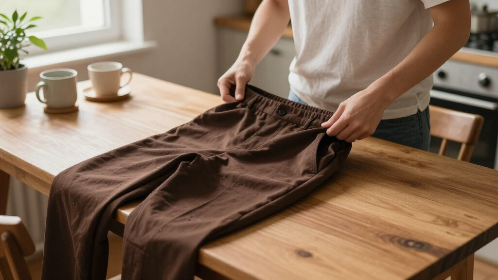 best chocolate brown trousers