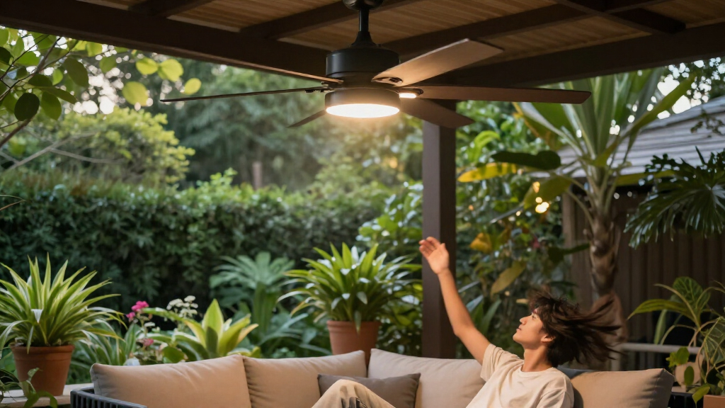 best premium outdoor ceiling fans with dimmable lights
