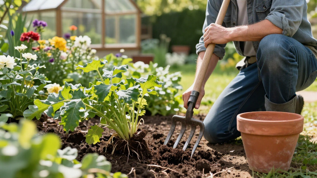 best garden tools for dividing perennials