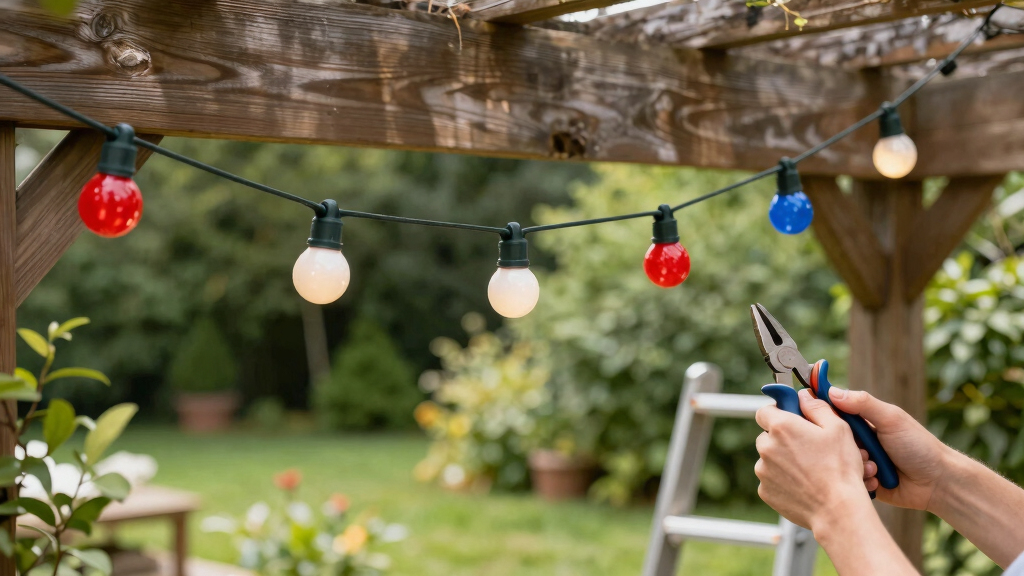 patriotic outdoor string lights