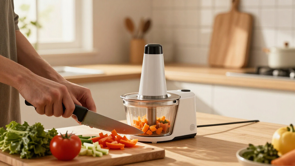 compact electric food choppers
