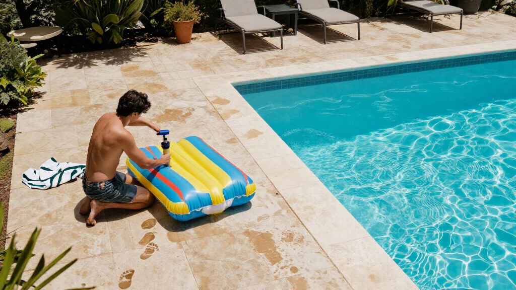 inflatable pool floats