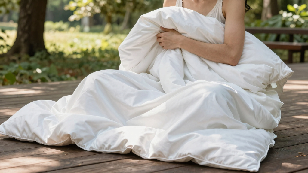 Silk duvet cover set