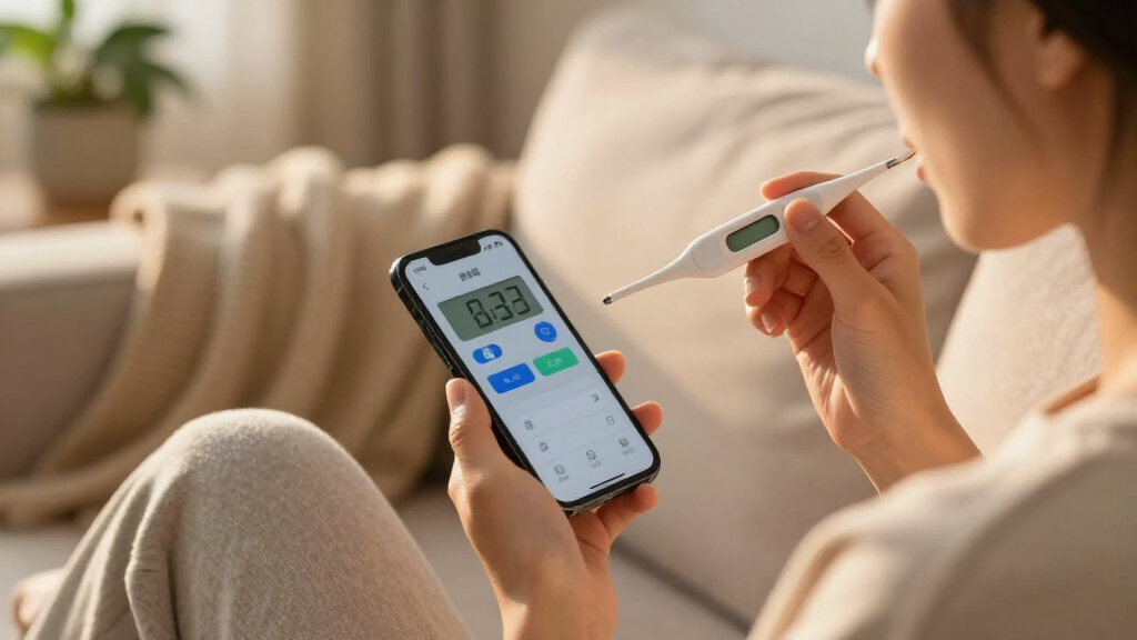 digital thermometers with app tracking