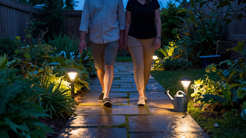 solar garden pathway lights