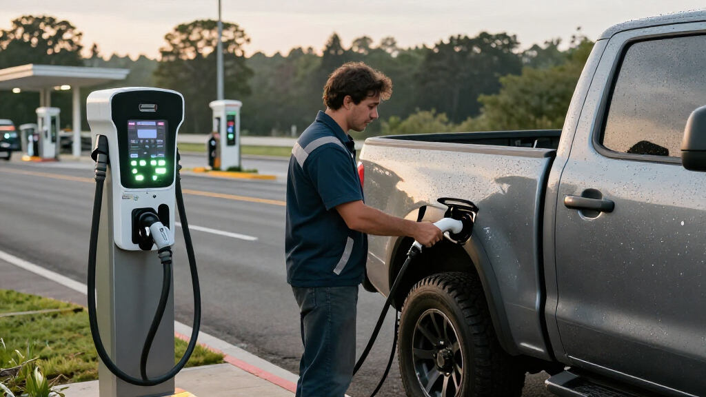 best electric truck charging stations