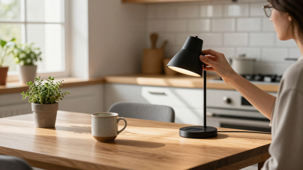 solar-powered desk lamps