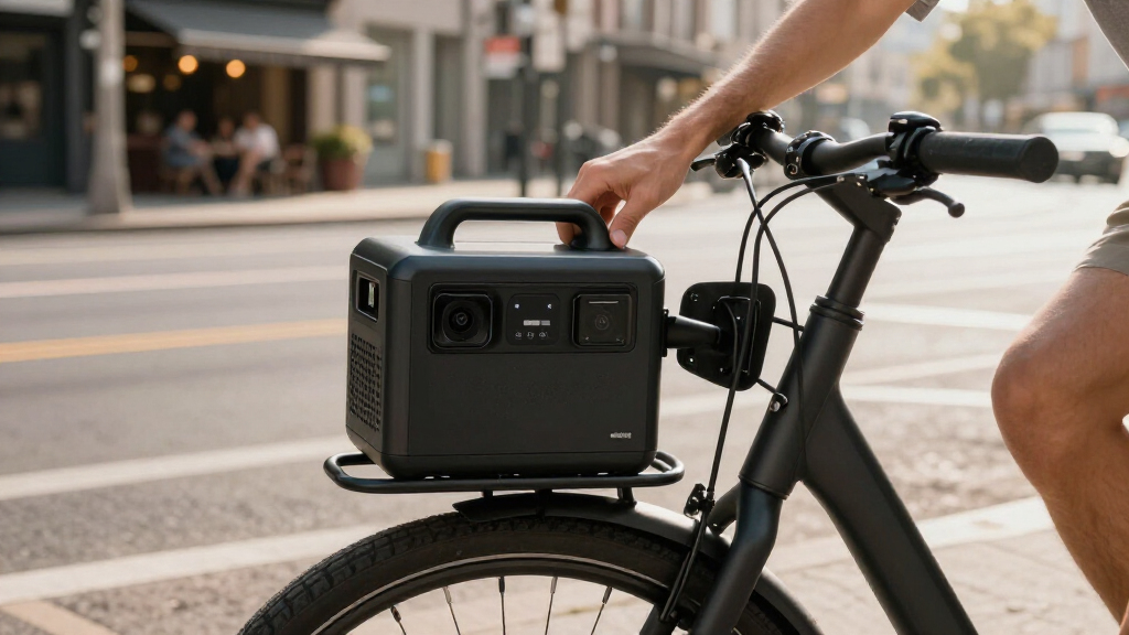portable power station for commuting charging backup