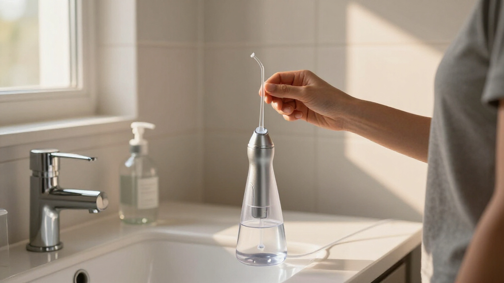 water flosser countertop