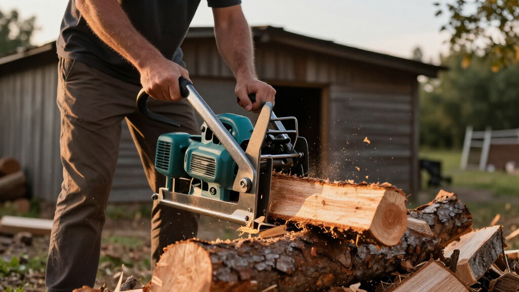 electric log splitters for DIY woodworking