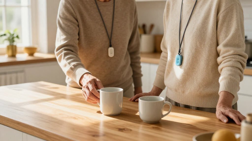 fall detection pendant device for seniors