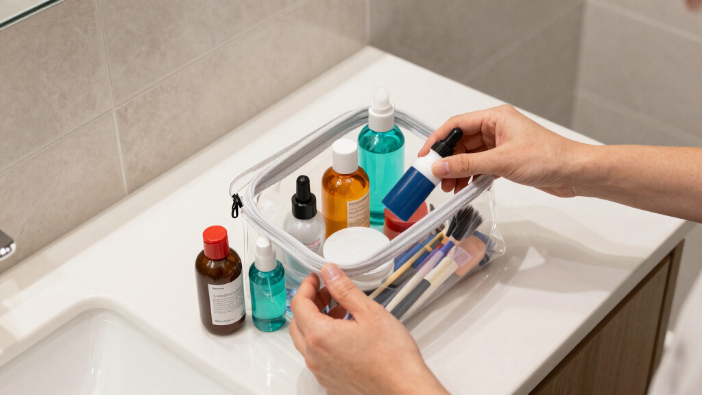 best travel bathroom organizers
