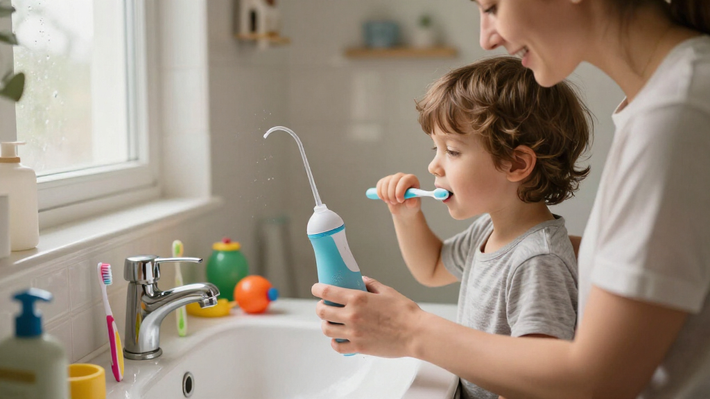 water flossers for cavity-prone kids