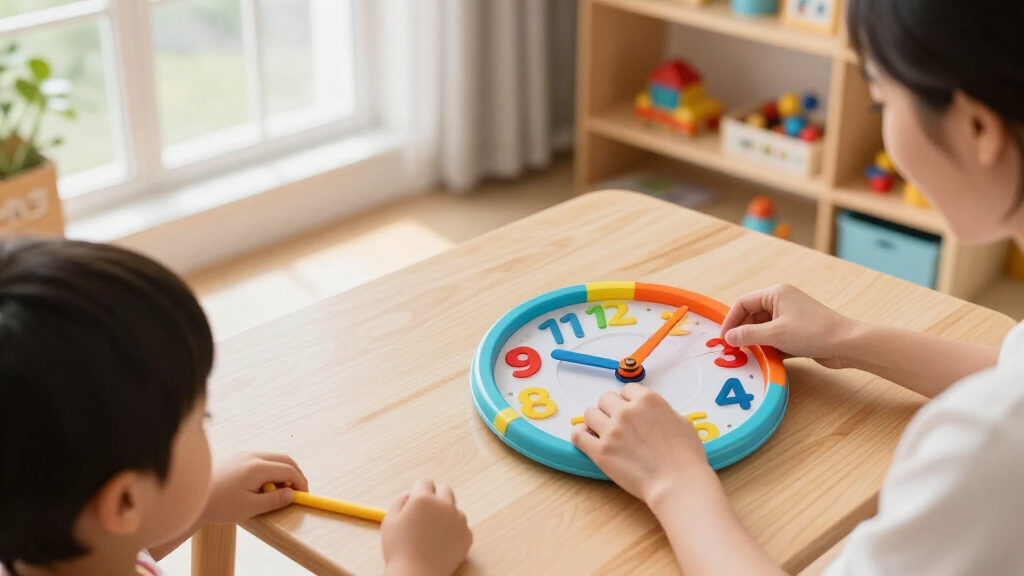 kids' educational wall clocks