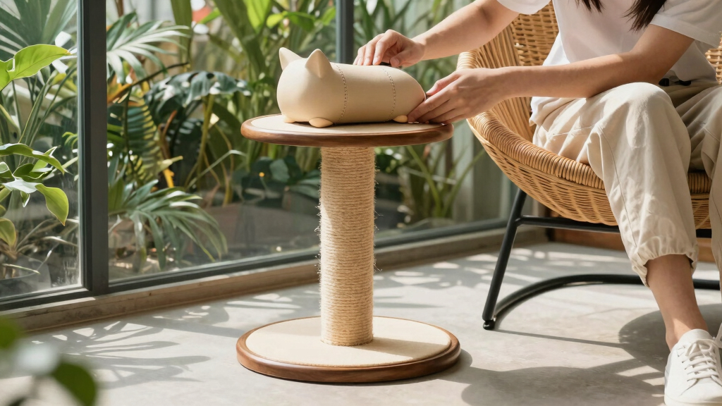 premium luxury cat scratching posts
