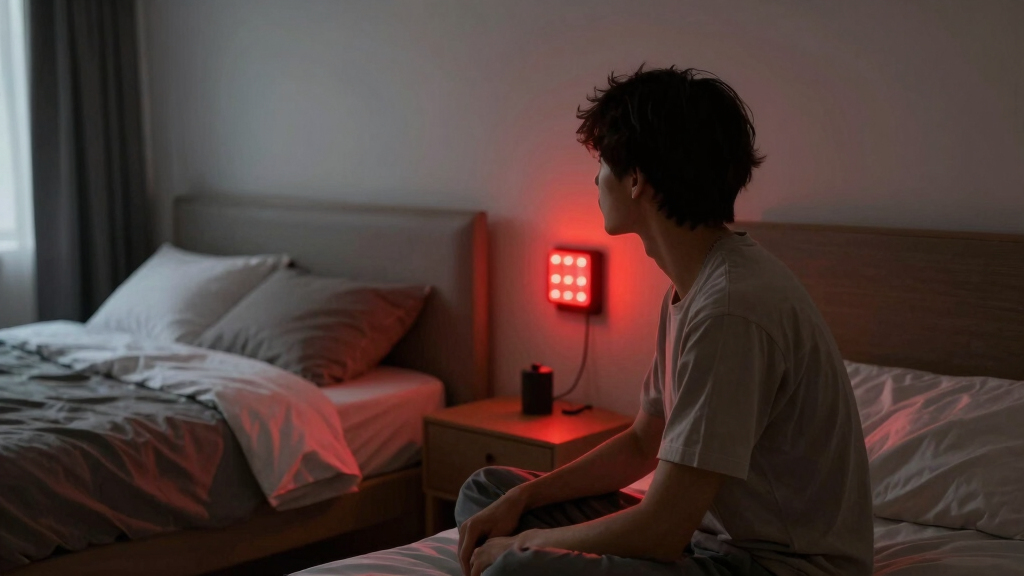 red light therapy for sleep enhancement