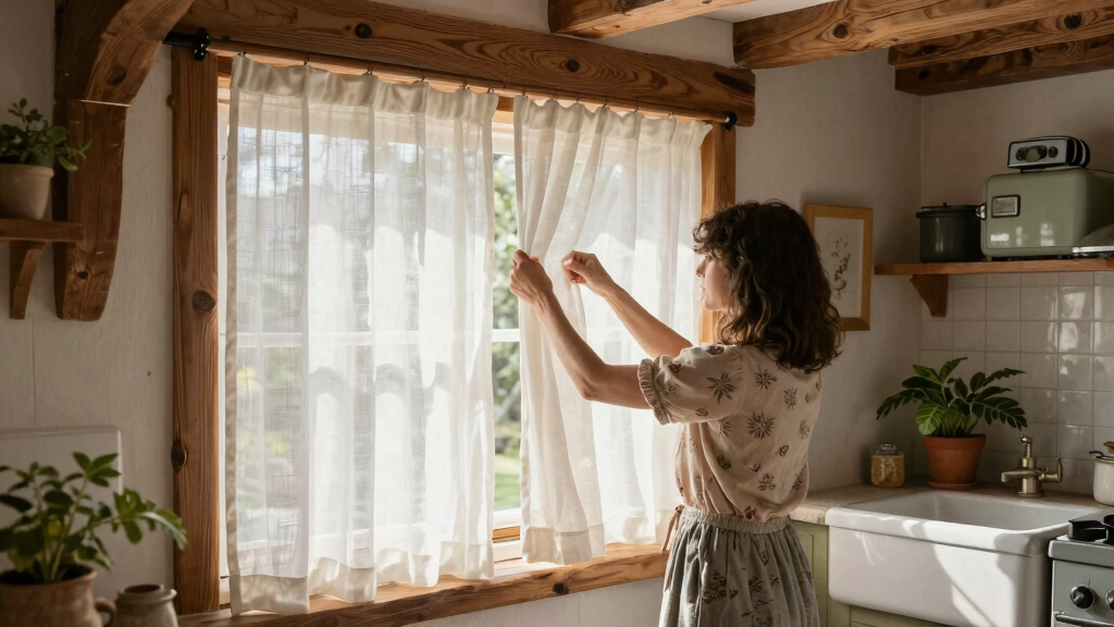 best no-install cottagecore curtains