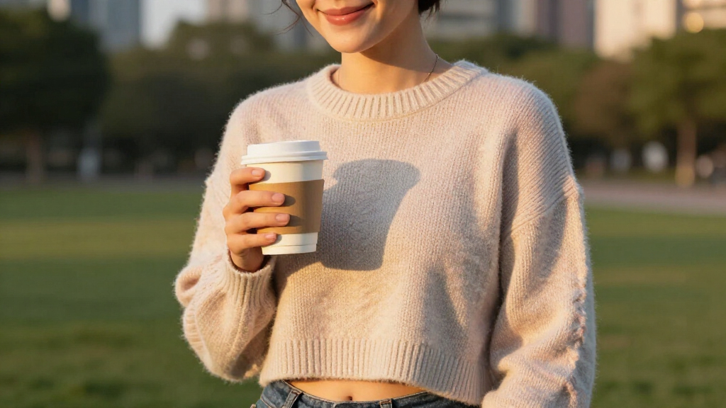 best cropped knit sweaters