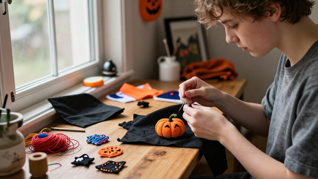 Halloween embroidery kits