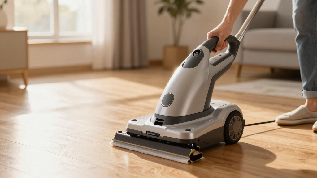 handheld electric floor scrubber