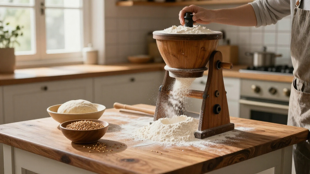 best flour mill machine for home bakery