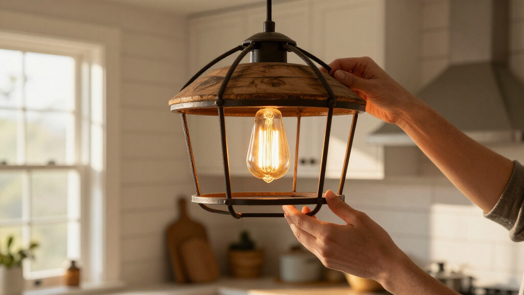 lighting fixtures for an authentic farmhouse design