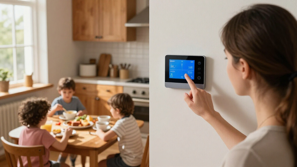 smart thermostats with learning features