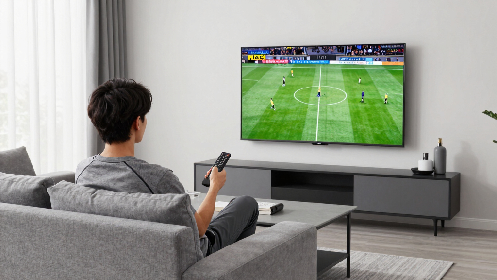 large 4K LED TVs for sports viewing