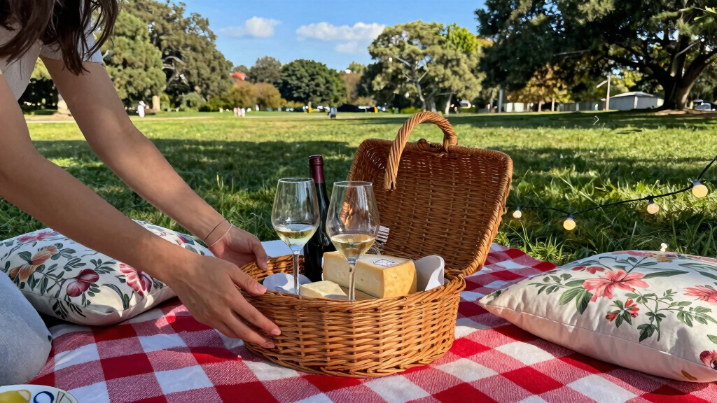 romantic outdoor picnic accessories