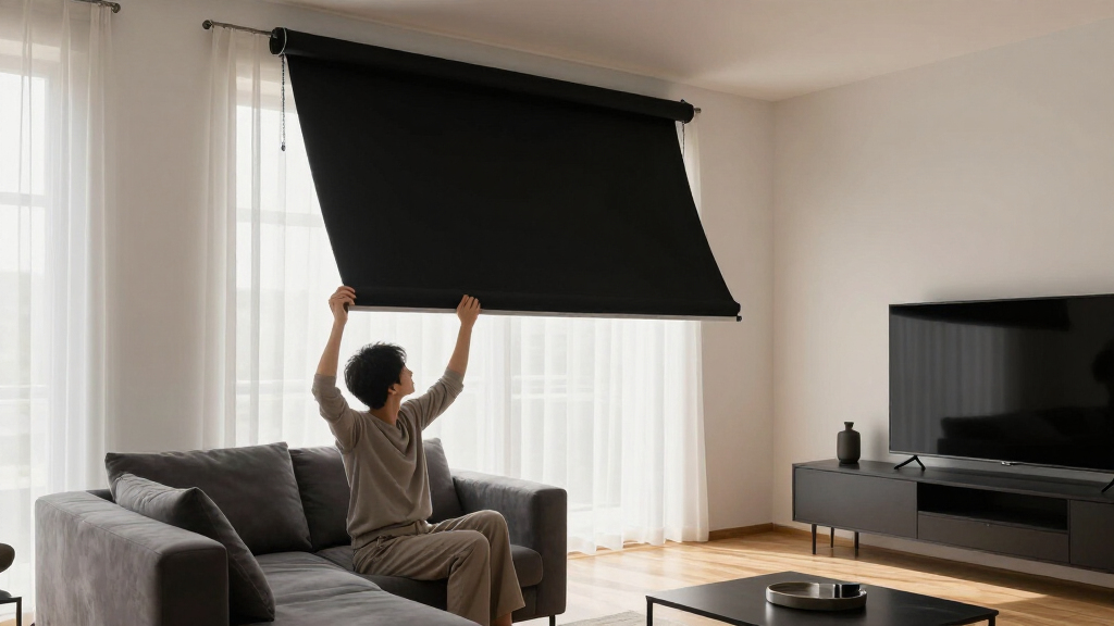 motorized roller shades blackout