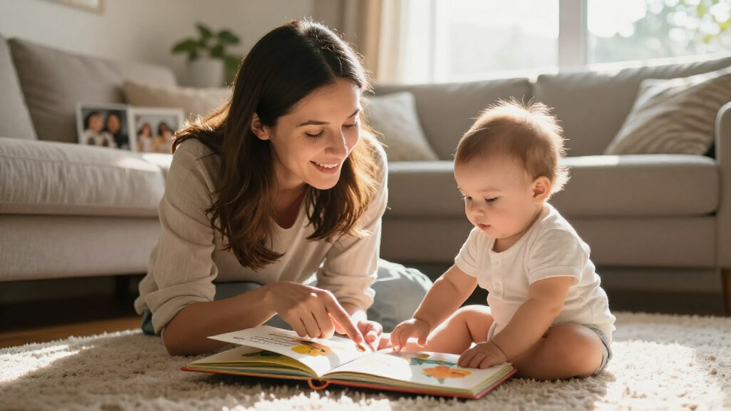 message to baby in book