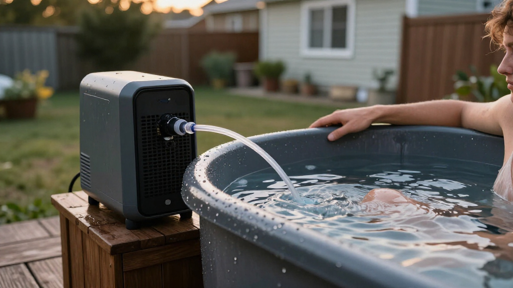 rated ozone generator system for ice bath