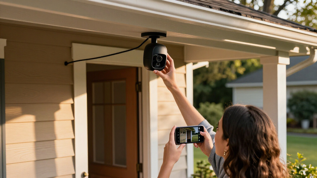 wired 4k security camera system for home