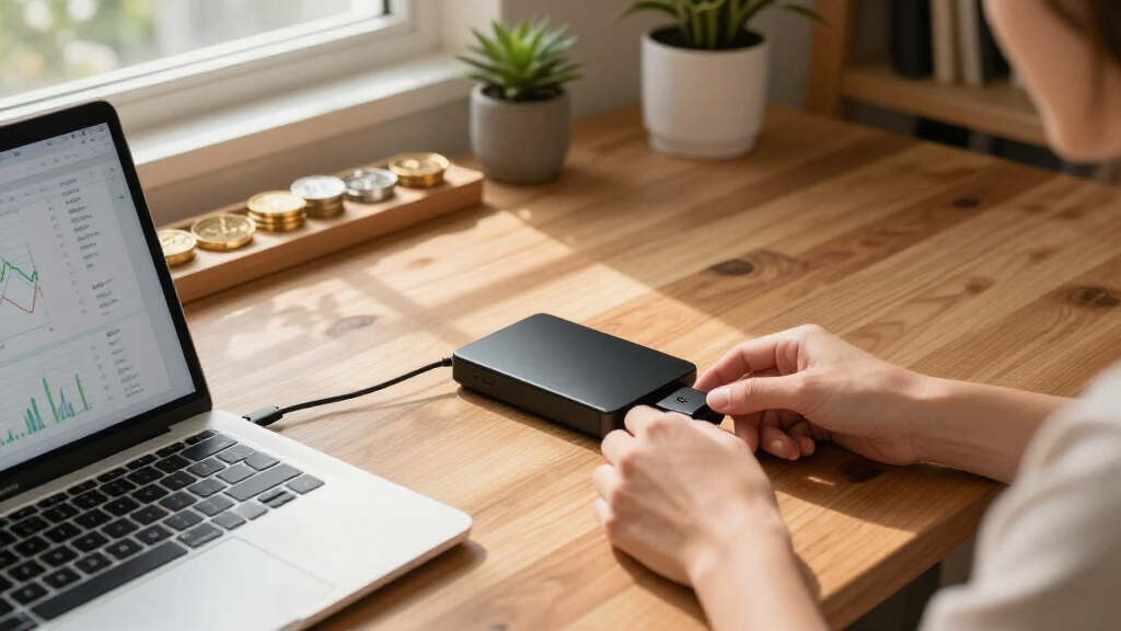 secure external drive for tax return backups