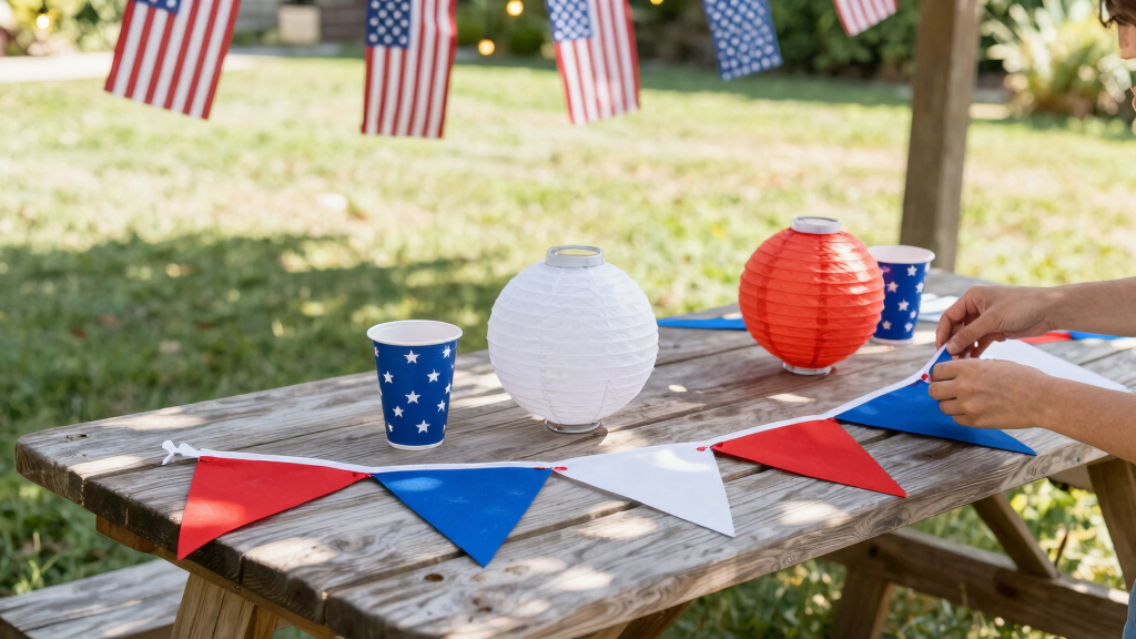 patriotic outdoor party supplies