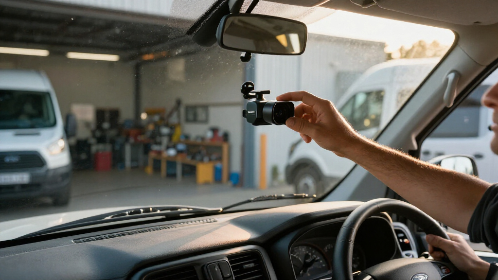 Ford Transit cargo van dash cameras
