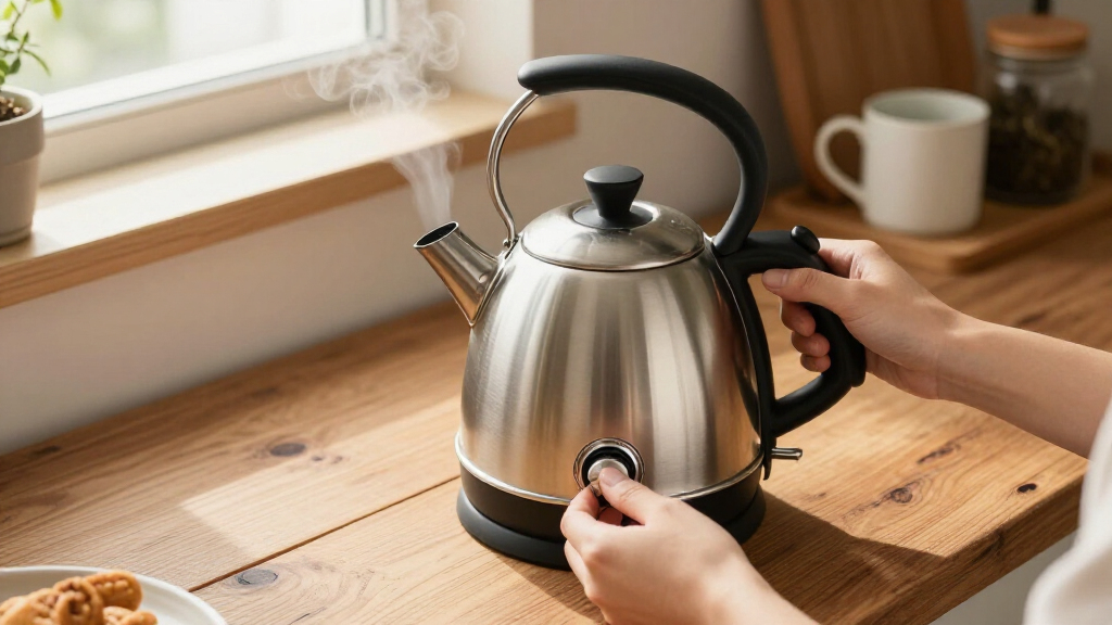electric kettle with temperature control