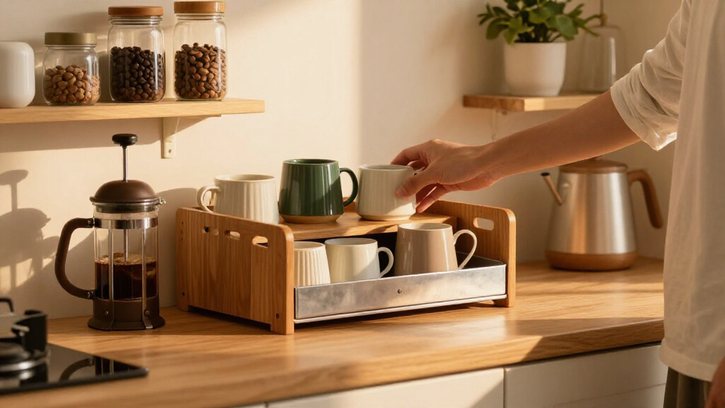 best countertop organizer for brewing tools