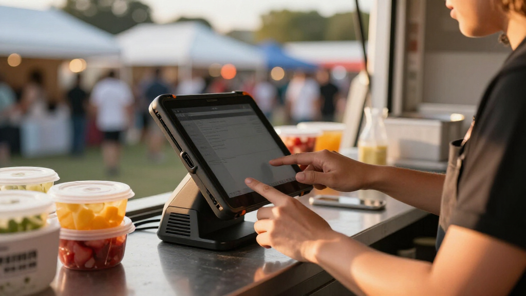 best rugged POS hardware bundle for festival food truck